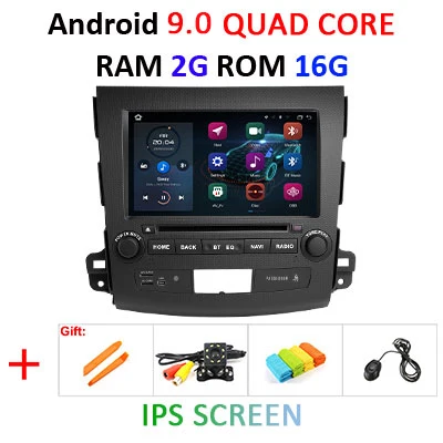 9.0 2G 16G IPS " ips экран DSP Android 9,0 4 Гб ram 64 Гб rom автомобильный dvd-плеер для Mitsubishi Outlander gps стерео радио приемник навигация ПК - Цвет: 9.0 2G 16G IPS