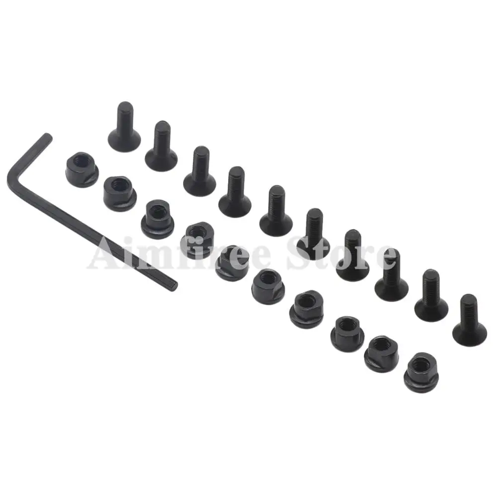 Набор запасных винтов и гаек KeyMod для направляющих Keymod 10 шт. аксессуары