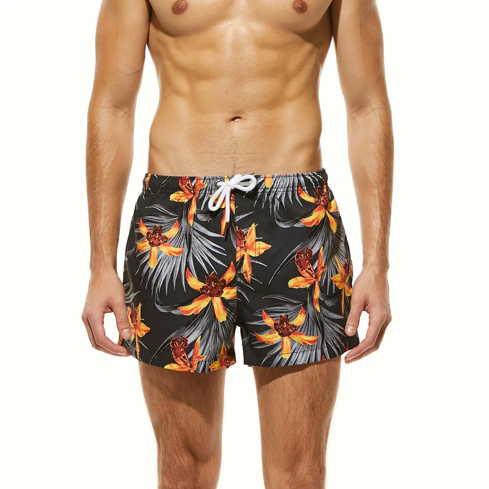 Мужские летние пляжные штаны мужские шорты для серфинга быстросохнущие плавки