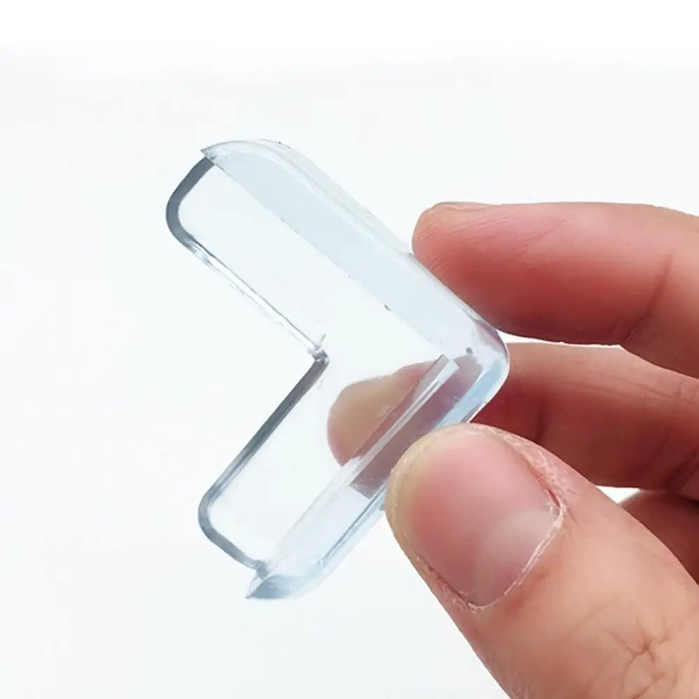 Protector de PVC transparente para ni&ntilde;os, 4 piezas, anticolisi&oacute;n, para esquinas de mesa, 4 unidades-4