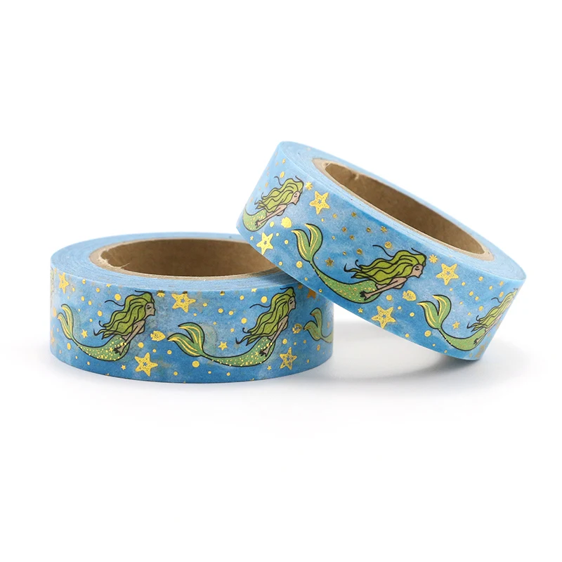 1 шт. лента для скрапбукинга с изображением звезд русалки васи клейкая DIY Наклейка