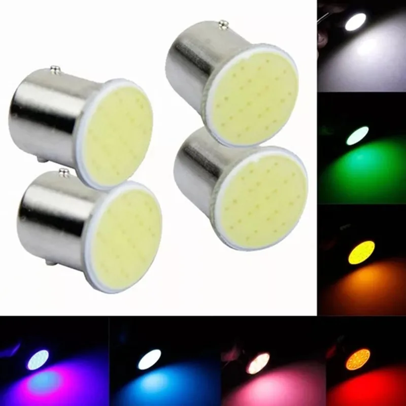 50X супер белый cob p21w led 12SMD 1156 ba15s 12v/24V лампы RV грузовик с прицепом интерьер