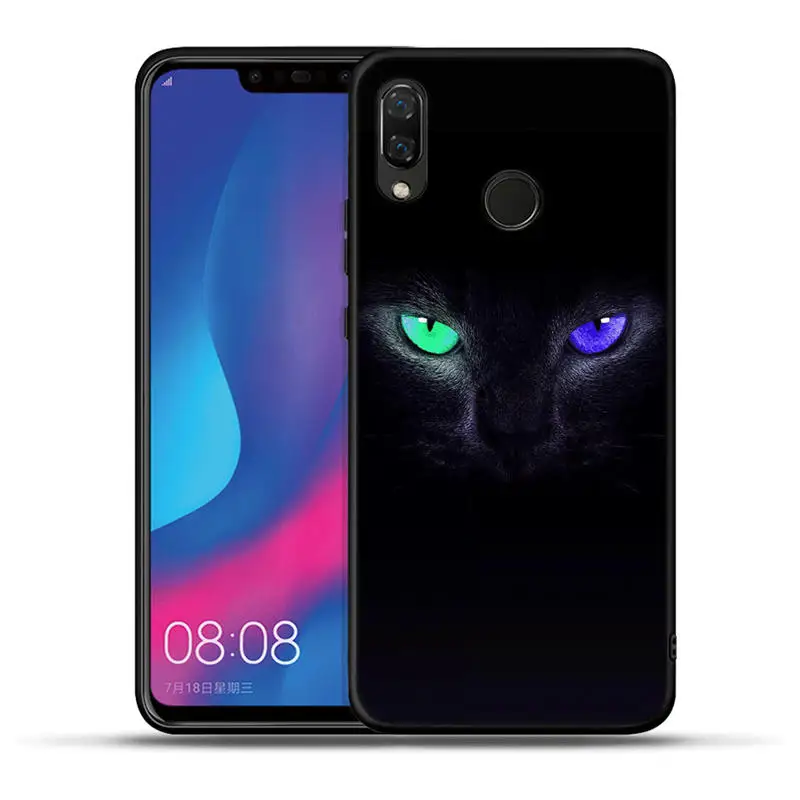Крутой черный чехол ТПУ для huawei Honor 20 Pro 10 9 9i 8 Lite 8X 8C 7A 7X V20 View 20 чехол Etui
