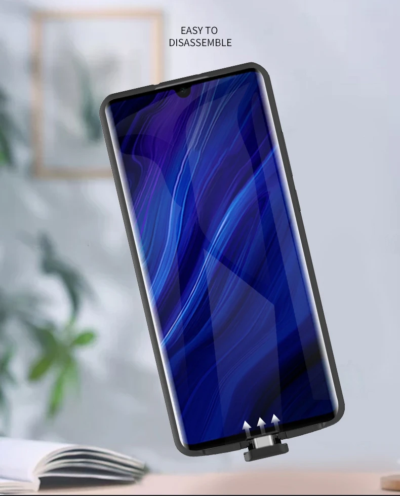 Высококачественный внешний аккумулятор чехол для Huawei P30 6500mahPack запасная батарея