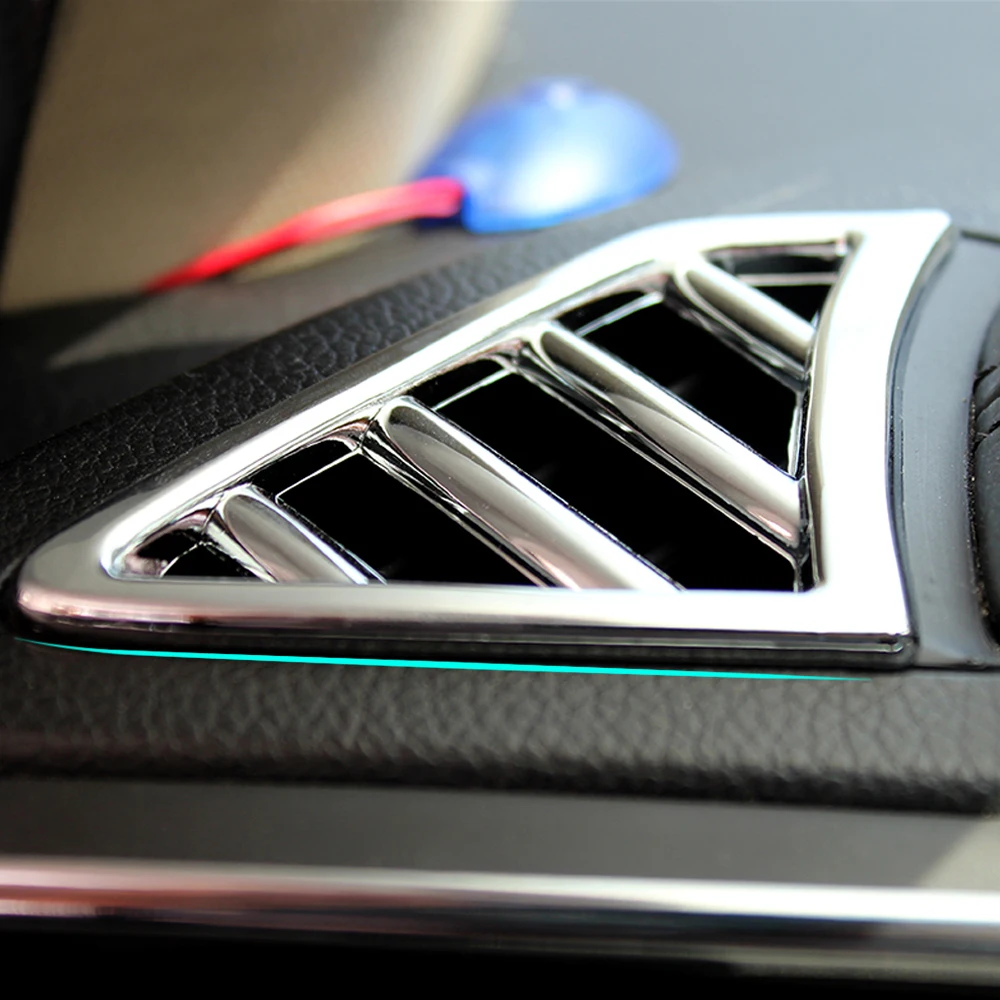 2 шт. выходные Блестки для интерьера хромированные изменения отделки KIA RIO K2 2011 2012