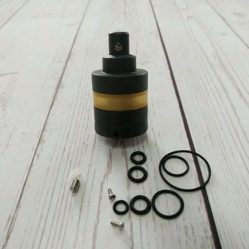 22mm black YFTK стиль Kayfun Lite rta 316ss Pei Танк 22 мм и 24 мм DIY обслуживаемый испаритель Vape танк - Цвет: 22mm black