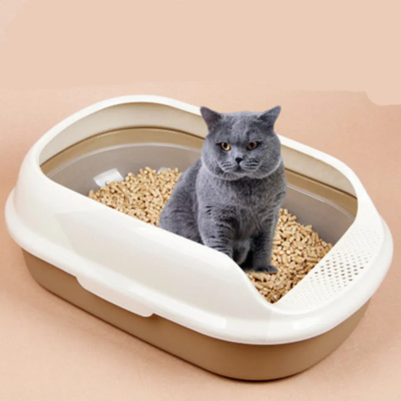 Кошачий унитаз, коробка для туалета, большое пространство, прочные кошки, постельное белье, анти-всплеск, котенок, тренировочный туалет, постельное белье, щенок, котенок, туалет, arenero gato