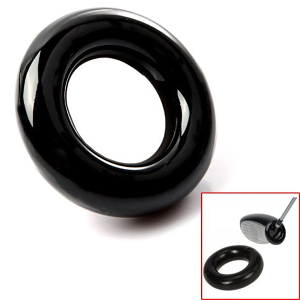 Round Weight Power Swing Ring for Golf Clubs Warm Up Training Aid (Black) | Спорт и развлечения