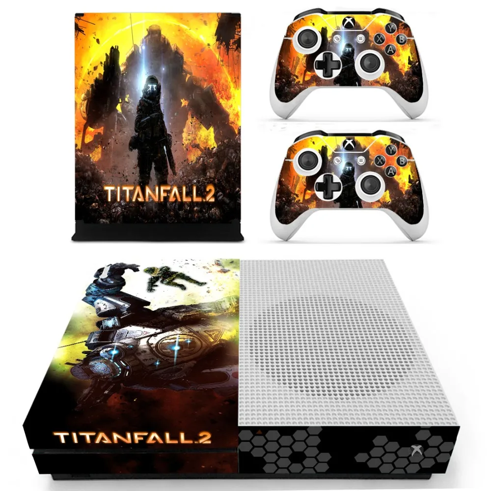 Наклейка Titanfall 2 для Xbox One S консоль и контроллеры Slim Skin Виниловая