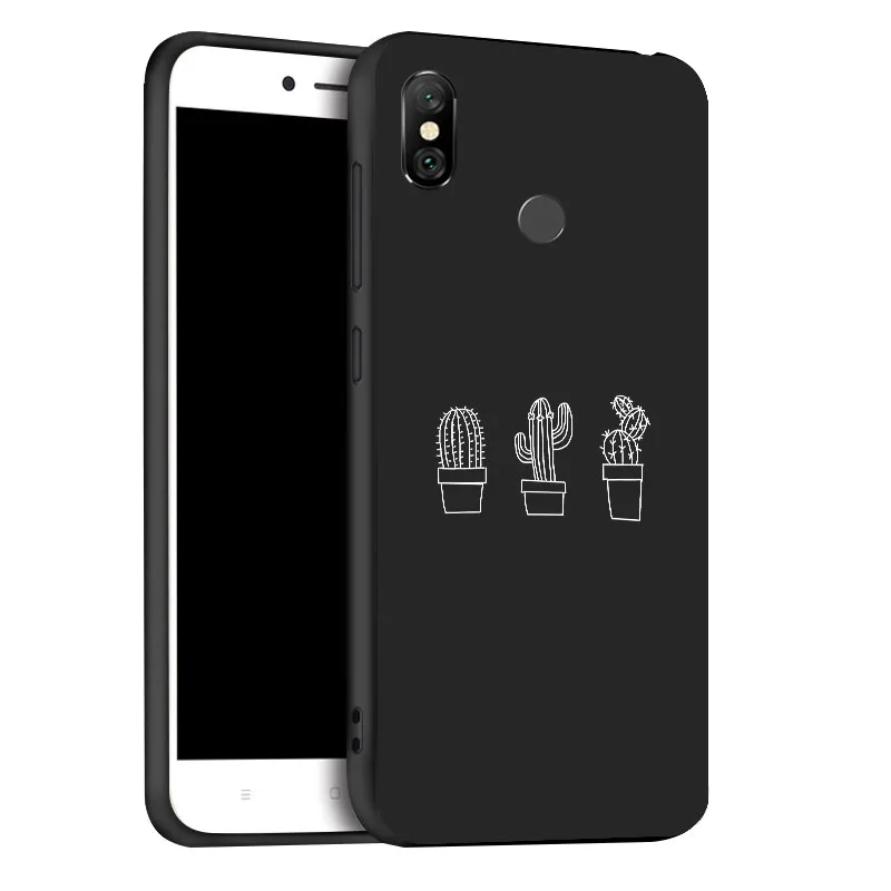 x081 3D окрашенный матовый чехол для Xiao mi Red mi Note 6 Pro Чехол s мягкий черный чехол для Xiaomi mi 8 SE A2 Lite PocoPhone F1 бампер - Цвет: x081