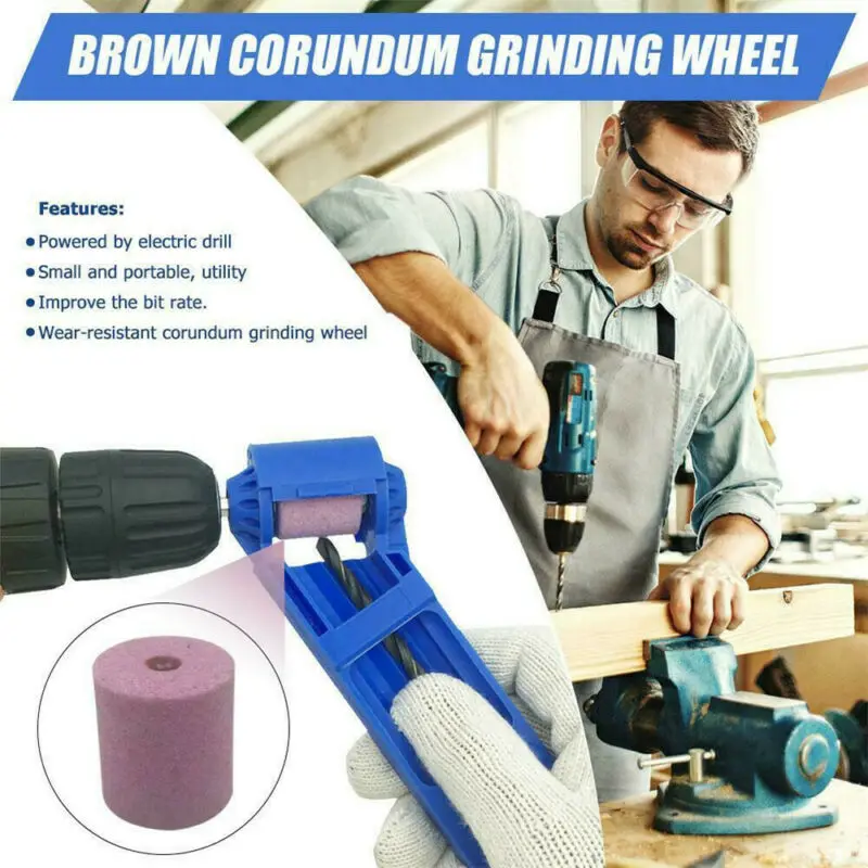 Corundum Grinding Wheel Multi-Function Drill Bit Sharpener Titanium Portable Powered Tool