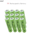 12 шт. Ni-MH 1,2 V 3800mAh Зеленый AA перезаряжаемый никель-металл гидридный аккумулятор 14 мм * 50 мм