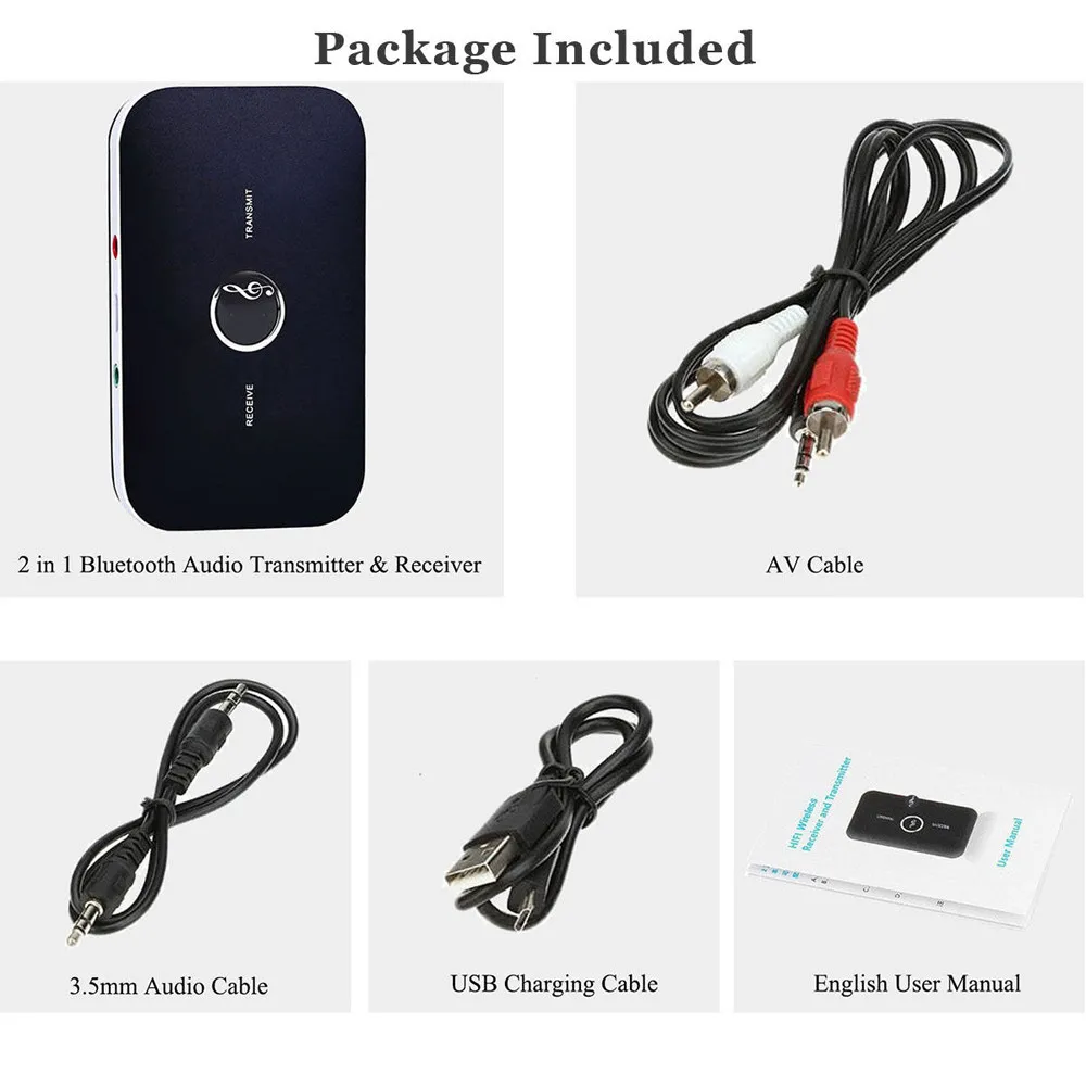 HIPERDEAL Bluetooth передатчик+ приемник беспроводной A2DP стерео аудио Музыка Adapte Oct30HW HW