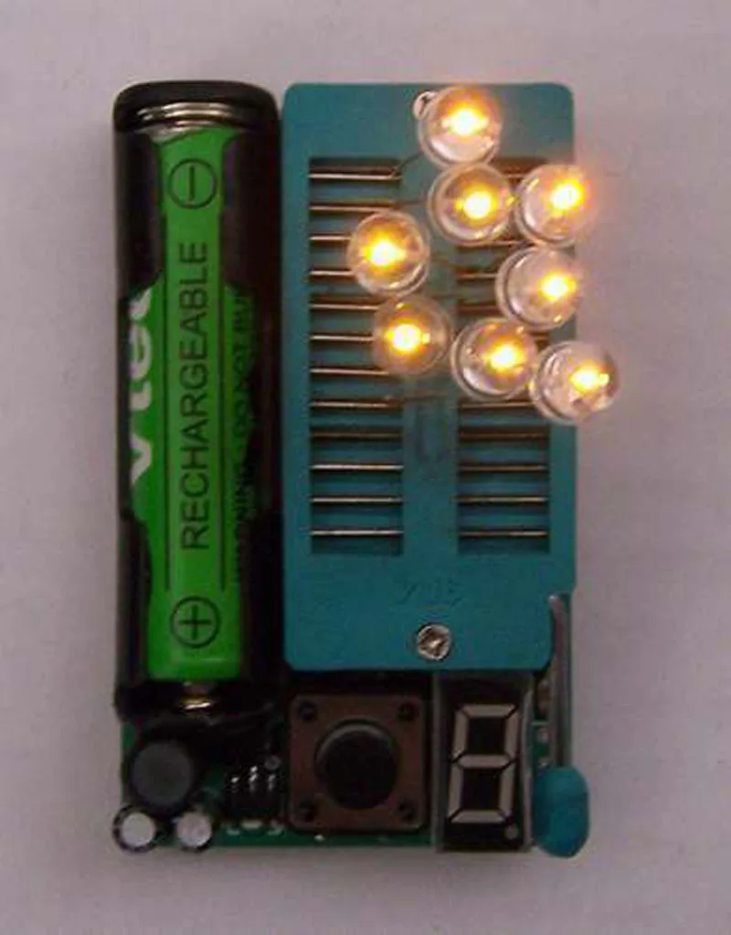 IC Tester Detect ntegrated Circuit Optocoupler test Meter LM339/ LED USB TEST 74HC 74LS CD4000 HEF400 4500 54 | Электроника