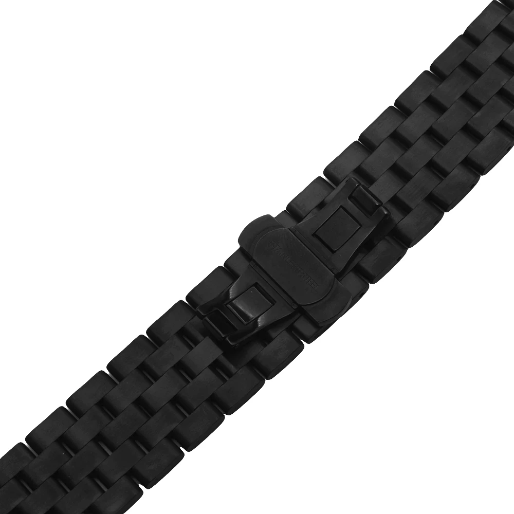 Ремешок из нержавеющей стали 38 мм 42 мм для iWatch Apple Watch/Sport/Edittion ремешок на запястье черный серебристый