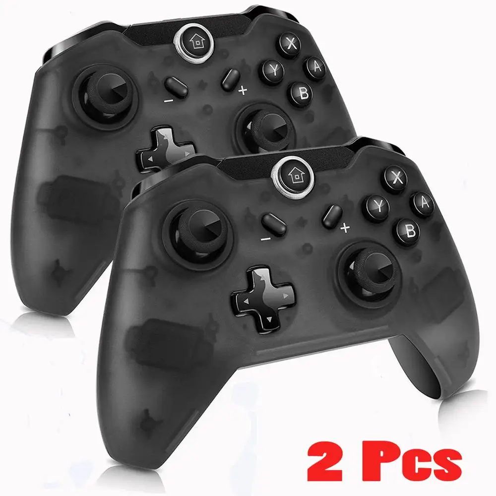 Two pieces Беспроводной контроллер Pro для Nintendo Switch геймпад NS джойстика Nintendo Switch консоли джойстик для ПК Win 7/8/10 - Цвет: Two pieces