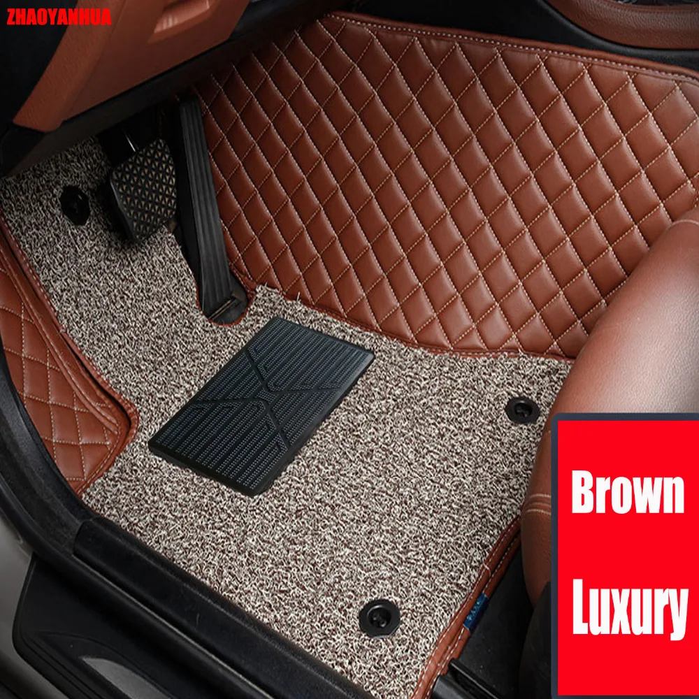 

ZHAOYANHUA Car floor mats for BMW 1 series F20 F21 114i 116i 118i 125i 114d 116D 118d 120d 126D 6D car styling carpet liners