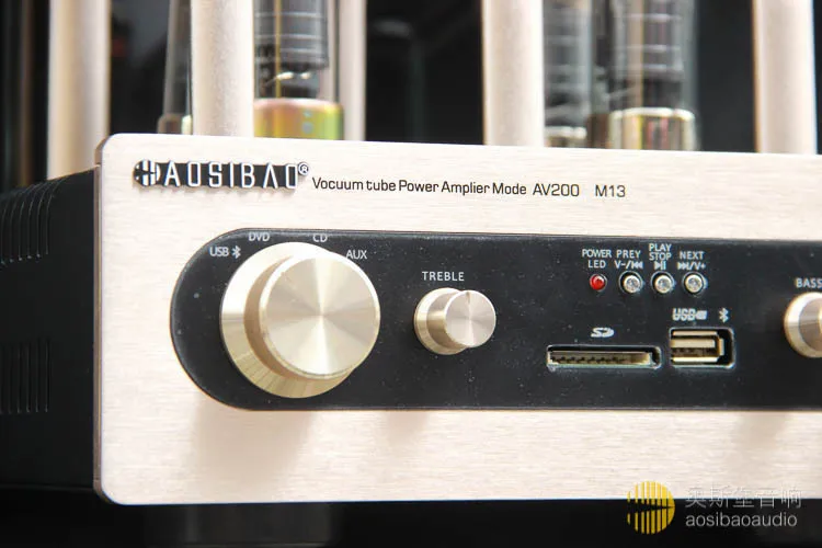 M13 класс B музыкальный плеер Bluetooth Hifi Усилители высокой мощности 6K3P вакуумный ламповый предусилитель усилитель мощности Настольный