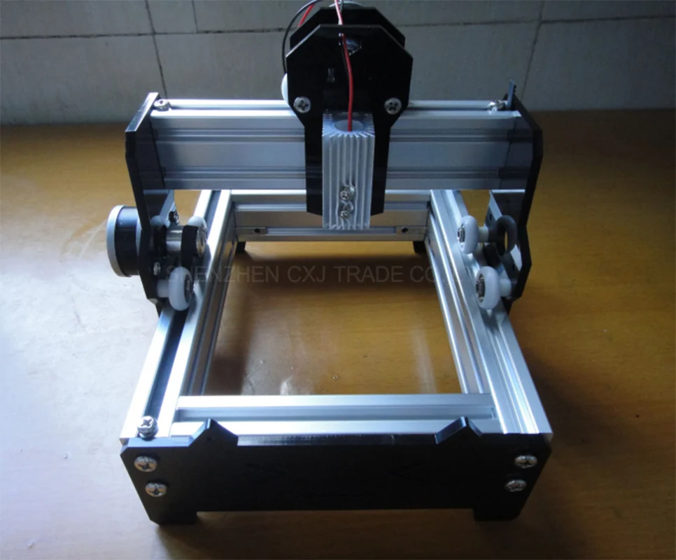 Бесплатная доставка 300 МВт Мини DIY лазерная гравировка машины рабочего Лазерный