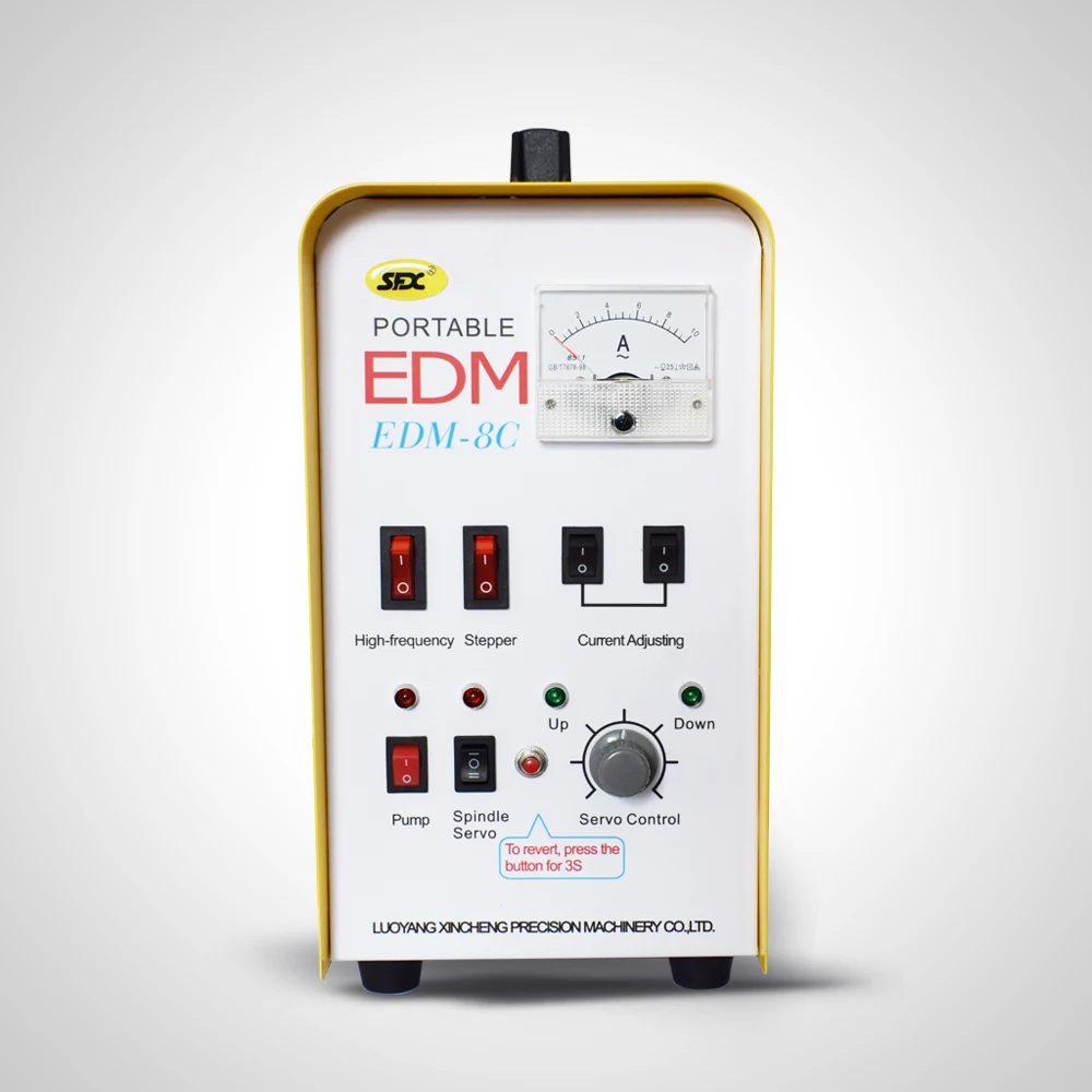 EDM-800C small and light portable clamp edm machine broken tap remover drilling cutting low precision |