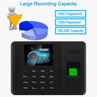 eseye attendance system fingerprint tcpip usb password office time clock employee recorder device biometric time attendance