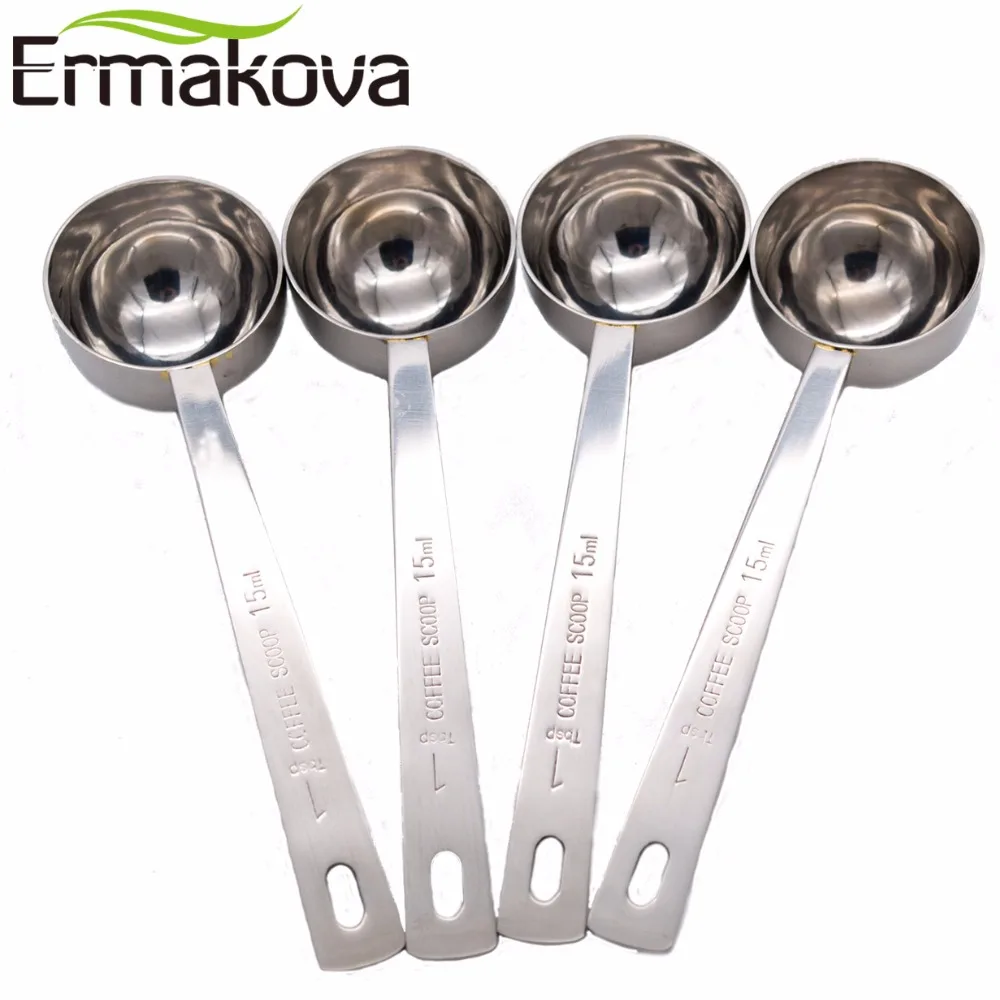 Ложка для кофе ERMAKOVA 1 чашка 15 мл|scoop|scoop measurescoop steel |