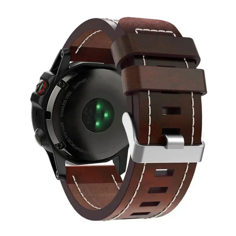 CARPRIE Watch Band Luxury Leather Strap Replacement With Tools For Garmin Fenix 5x GPS JA31 Drop Shipping | Электроника