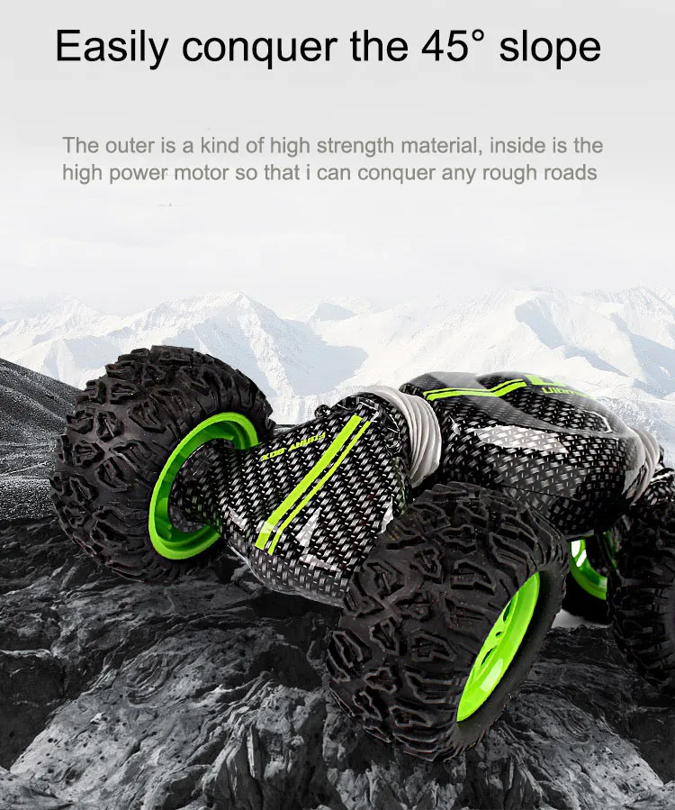 Chiger 1:12 4WD big RC Car Creative Off-Road Vehicle 2.4G One Key Transformation Stunt Electric off road Buggy Climbing car | Игрушки и