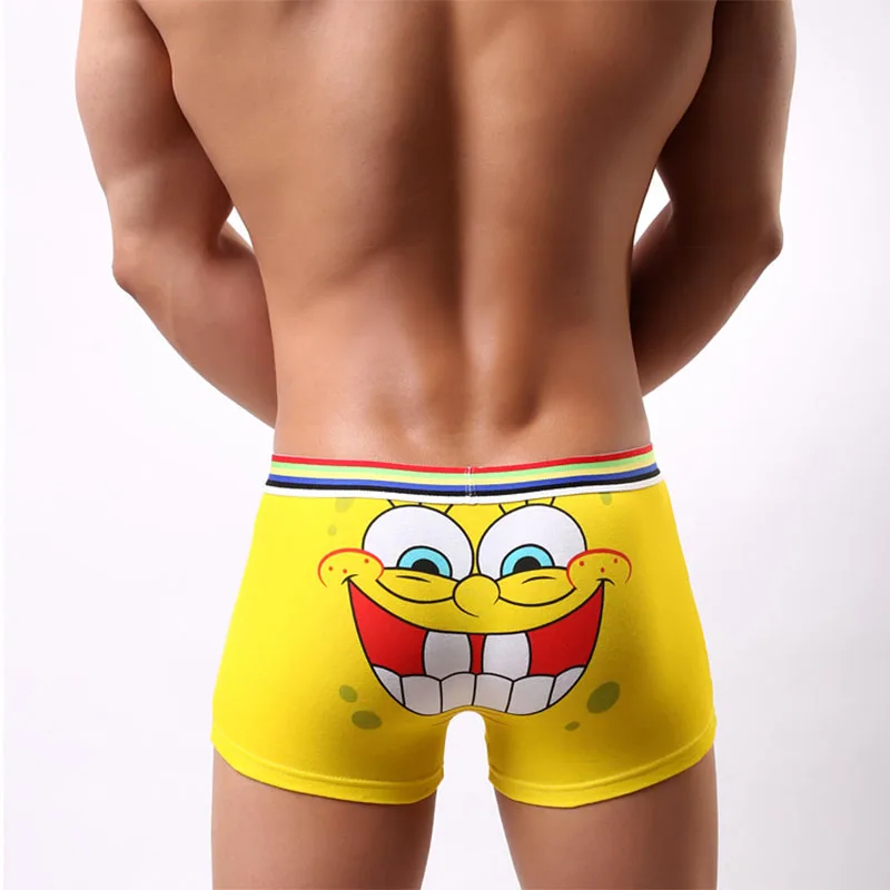 Boys Cartoon cotton Classic Printing Ferocious bird Sexy Underpants Men Underwear Simpsan treasure Panties Boxers students |