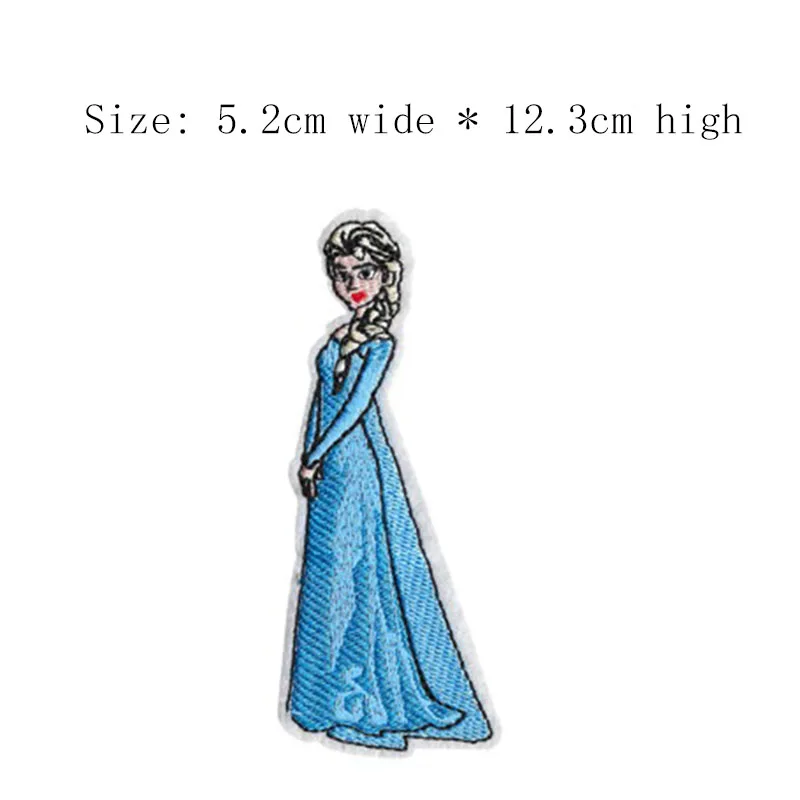 Антикварная бронза Free shipping Elsa Frozen princess 12.3cm high embroidery patch iron on sew on emblemas for DIY clothing sleeve left chest - Цвет: Антикварная бронза