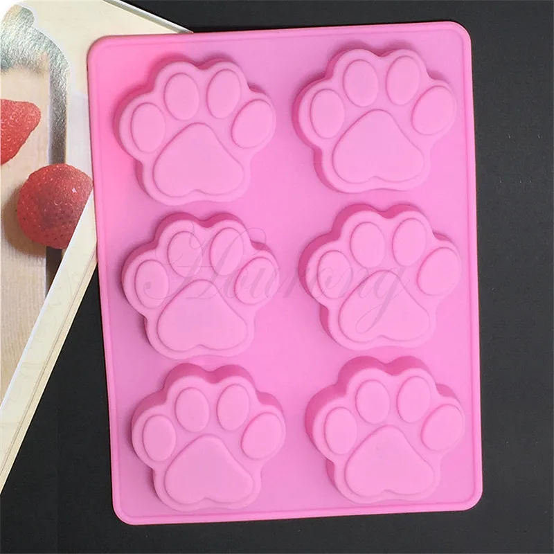 1 шт. силиконовая форма в виде кошачьих ножек мафинов конфет желе fondant торта