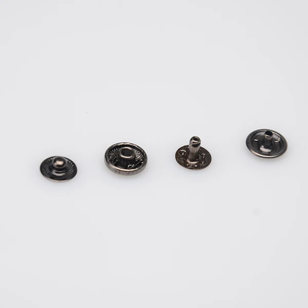 10 mm Gunmetal  Snap Fasteners Popper Press Stud Sewing Leather Button