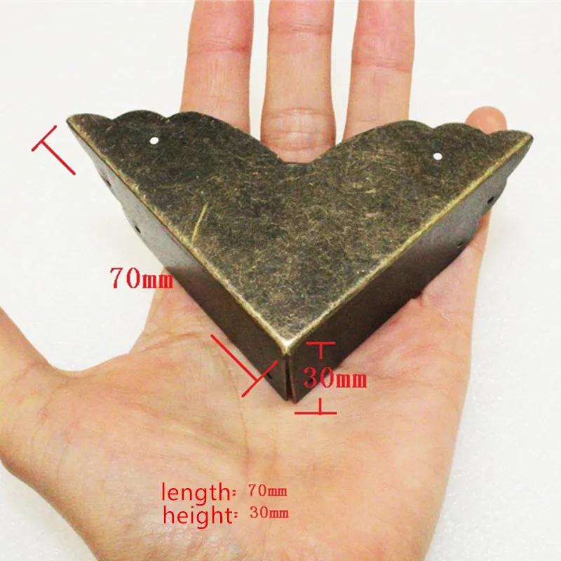 Прямоугольные антикварные ножки деревянная коробка крепежные угловые
