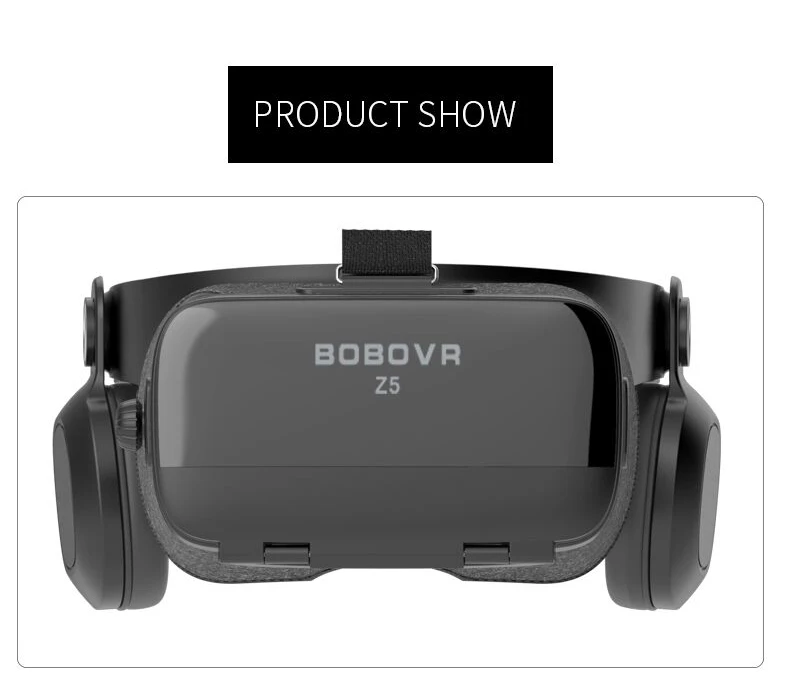 BOBOVRZ5 120 FOV 3D Cardboard VR удаленный Шлем очки виртуальной реальности VR гарнитура очки для 4,7-6,2 'мобильного телефона