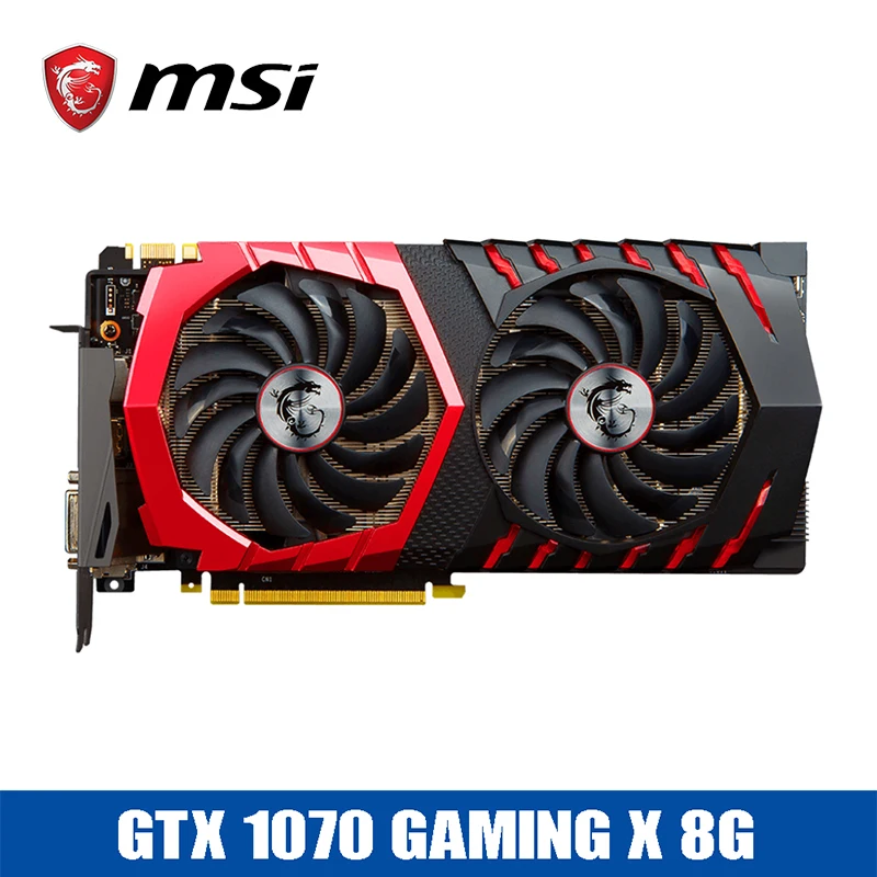 Шахтер добыча GTX1070 игровой X 8 г видеокарты msi 28nm кулер вентилятора 7010 мГц 256bit DVI + HDM