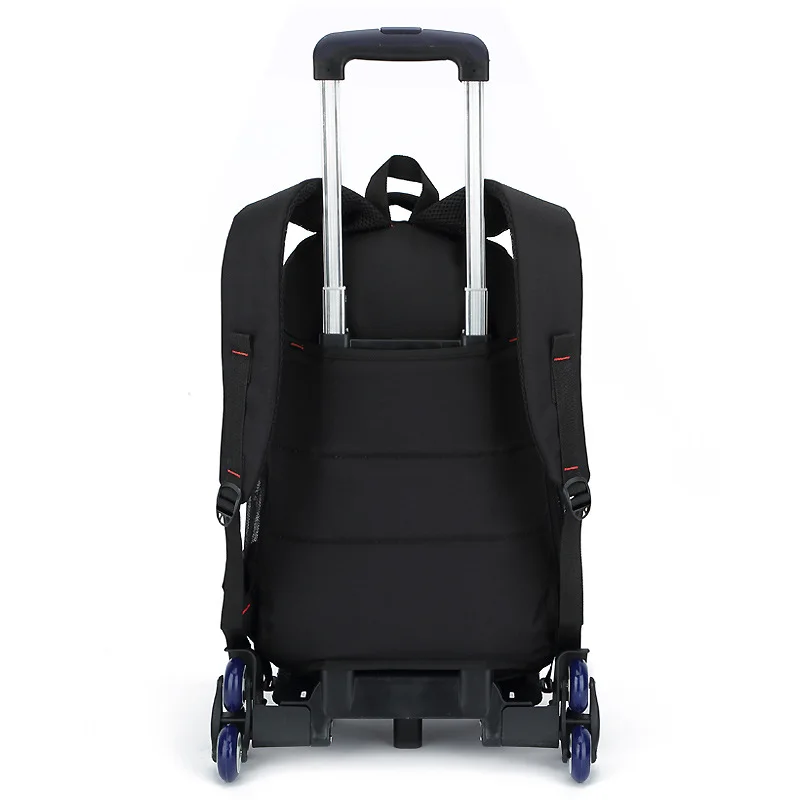 Новинка 2019 рюкзак на колесиках для мальчиков детская школьная сумка съемный