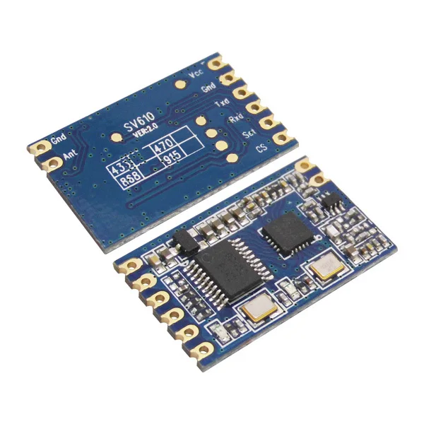 2 шт./лот SV610 1 км 4 433 МГц 470/868/915 TTL интерфейс 100 мВт беспроводной передатчик и