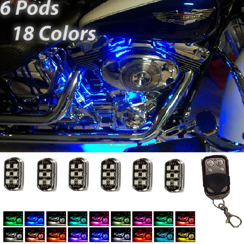 Новый 36LED светильник для мотоцикла с эффектом заземления комплект
