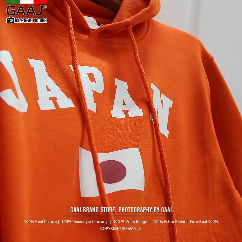 Толстовка мужская с японским флагом капюшоном повседневная Восточная Азия