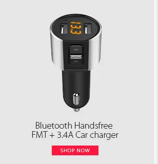 VANJEW BT76 Bluetooth fm-передатчик беспроводной радио адаптер Hands-Free автомобильный комплект QC3.0 и Smart 2.4A двойной USB порт Автомобильный MP3-плеер
