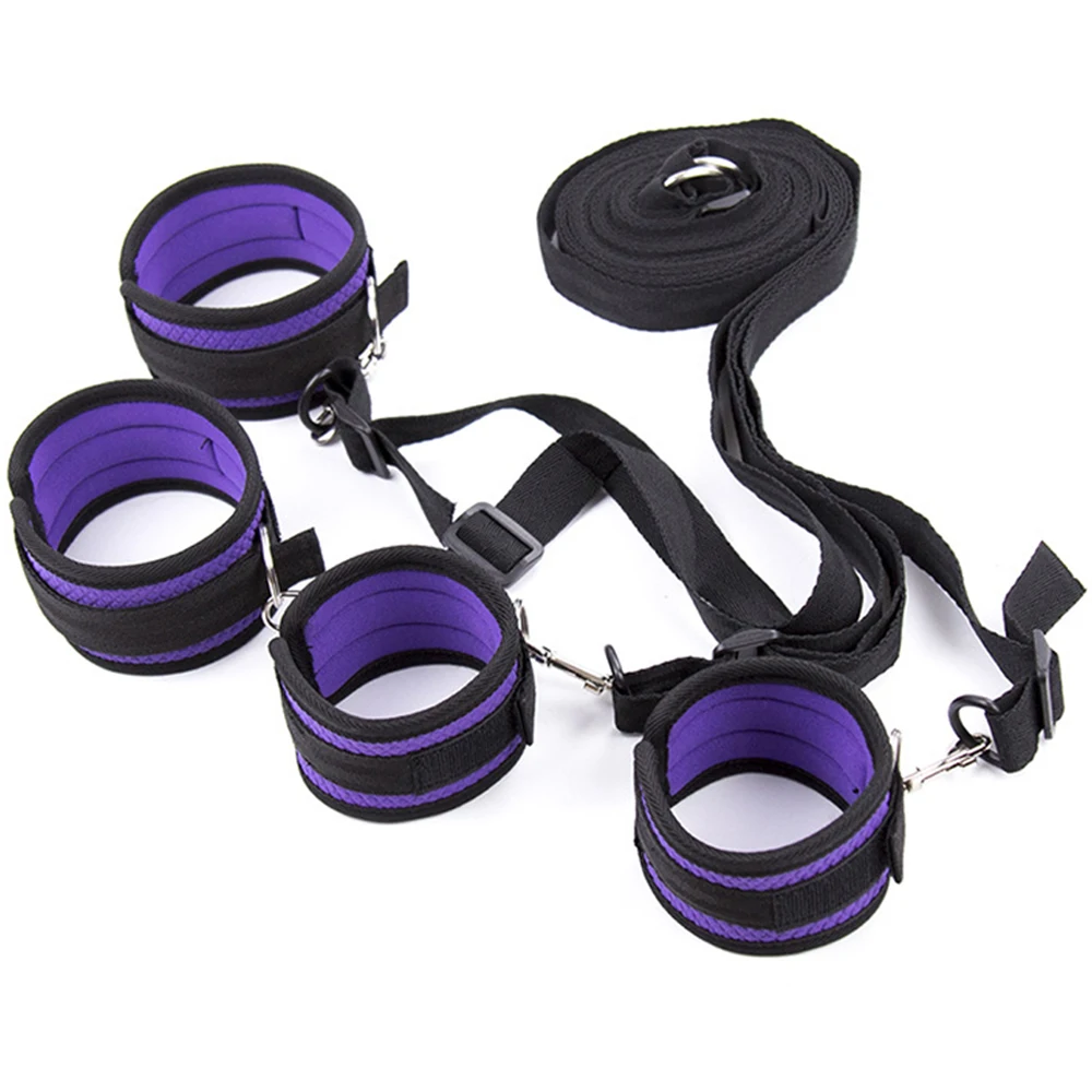 Набор для БДСМ бондажа DOMI наручники манжеты очки | Красота и здоровье