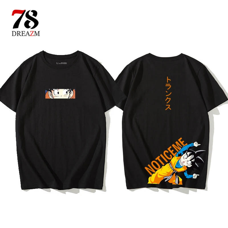 Dragon Ball футболка гоку пара топ тройник вегета мужчины/женщины наруто лучший друг футболка Dragon Ball Z футболка dbz Son аниме