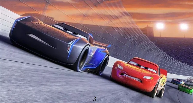 Disney "тачки 3 сплав оттягиваемая назад машина с светильник и звук светильник ning бело-черные Storm Jackson автомобиля игрушки, мальчикам, подарок на день рождения