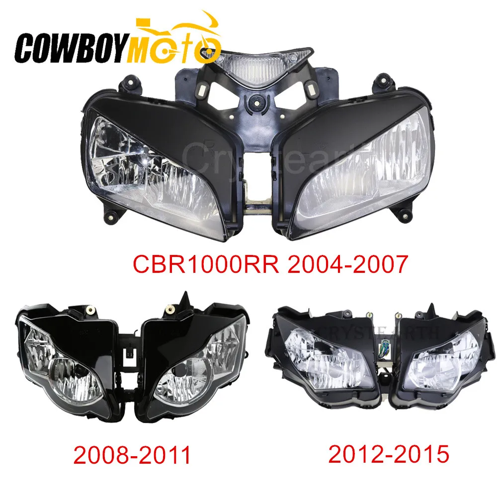 

Motorcycle Clear Lens Headlight Head Light Lamp Assembly Housing Kit For Honda CBR1000RR 2004-2007 2008-2011 2012-2015