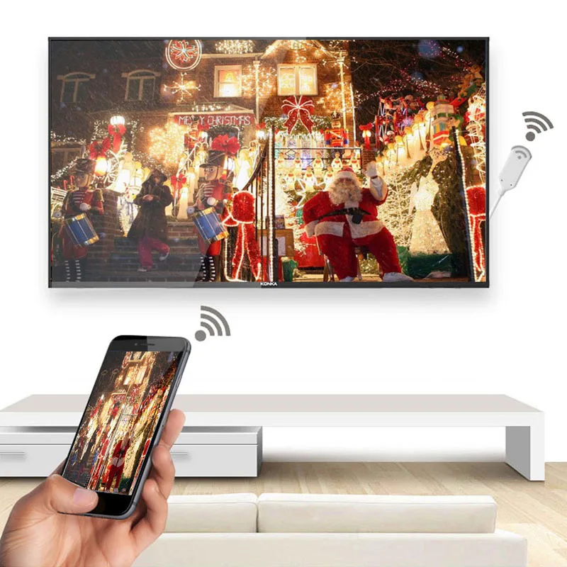 Стиль WiFi беспроводной HDMI кабель для MHL к HDMI конвертер 1080P HDTV адаптер для iPhone Android