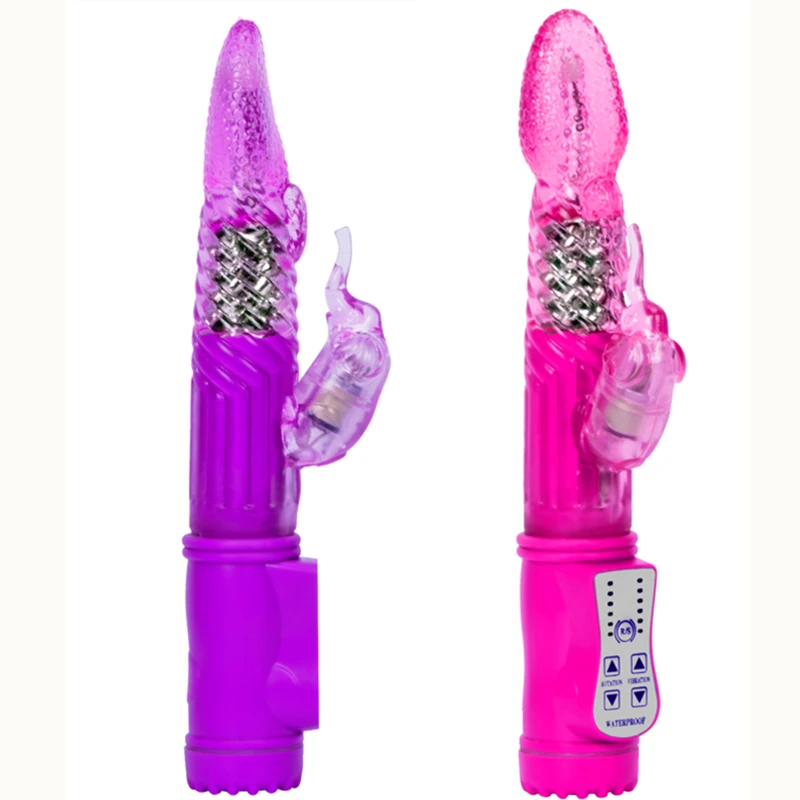 Многоскоростной вращающийся кролик-вибратор перезаряжаемый водонепроницаемый