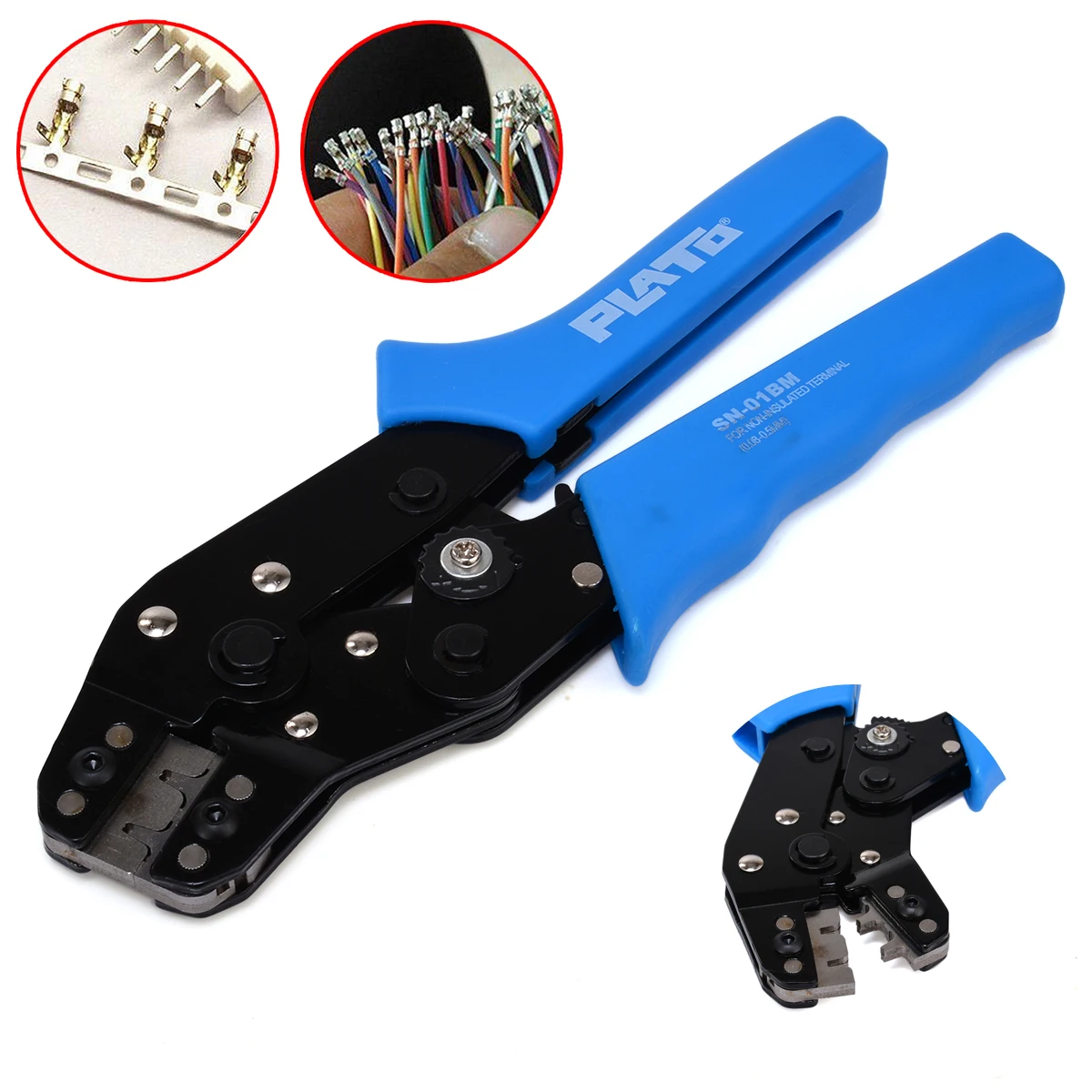 

Обжимные плоскогубцы SN01BM, ручной инструмент для обжима, высокопрочные щипцы для обжима Dupont PH2.0 XH2.54 KF2510, JST, обжимные клещи с высокой твердост...