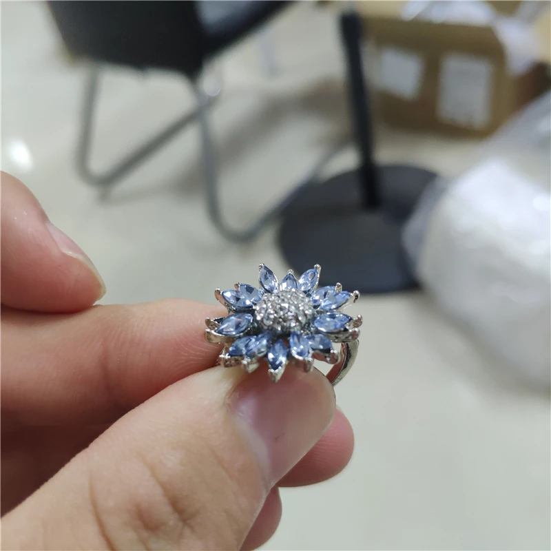 Очаровательные ювелирные изделия Розовый Камень Кольца для женщин романтические CZ свадебные кольца Роскошные Принцесса Подарок на помолвку Женские аксессуары L5P008