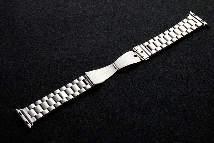Высокое качество 316L Нержавеющая Сталь Ссылка браслет для Apple Watch группа 42 мм 38 мм пространство серый серебро золото Ремешки для наручных часов для Iwatch 3 2 1