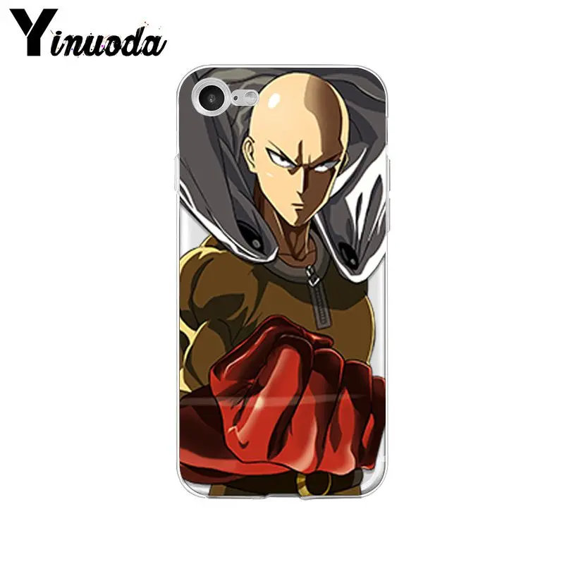 Yinuoda one punch man милые аксессуары для телефонов Чехол iPhone 8 7 6 6S Plus X XS max 10 5 5S SE XR Coque